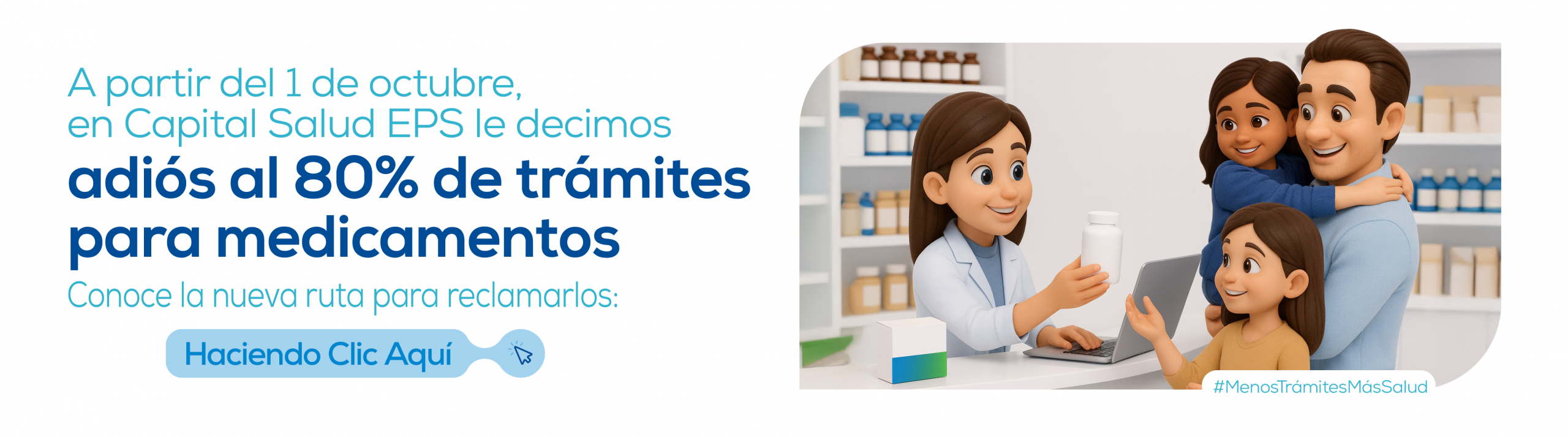 Banner informativo adiós autorizaciones medicamentos