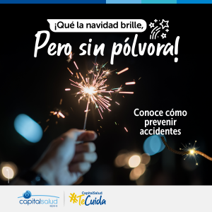 Que la navidad brille, pero sin pólvora.