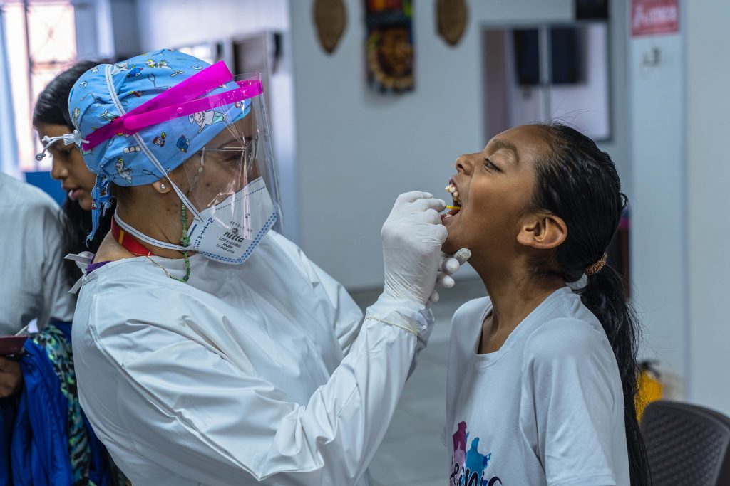 Pie de foto: imagen de referencia actividades de salud oral.