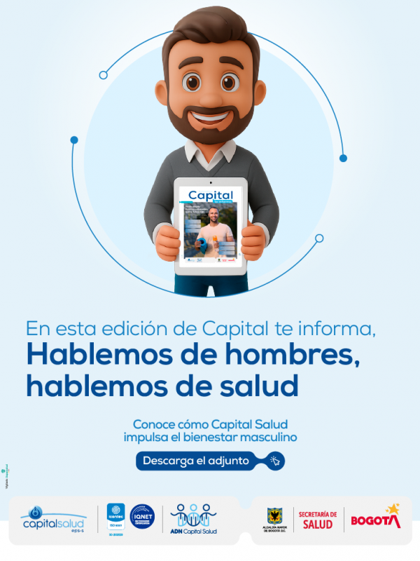 Portada de revista capital salud octubre 2025