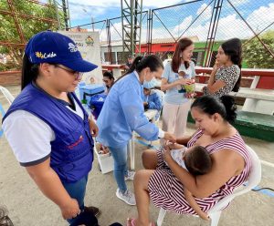 Foto de jornada de vacunación
