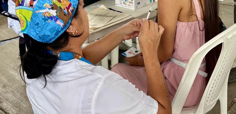 Foto de jornada de vacunación