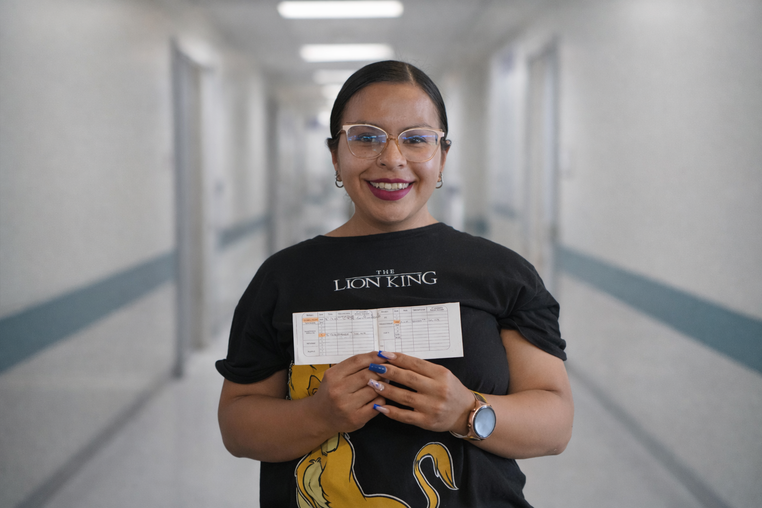 Foto con carne de vacunación