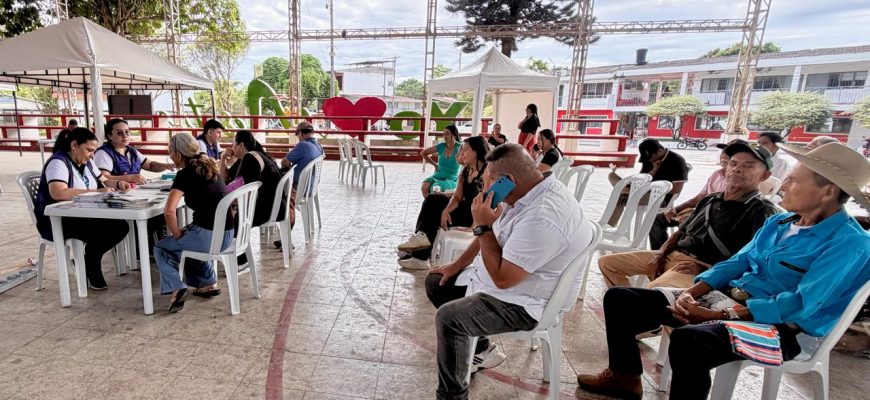 Feria de Servicios de Salud realizada por la EPS en Mesetas