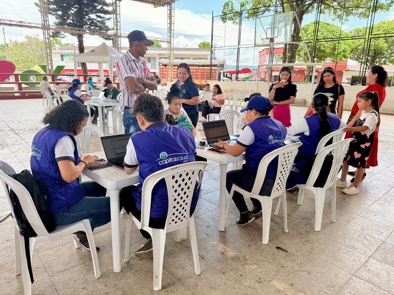 Feria de Servicios de Salud realizada por la EPS en Mesetas