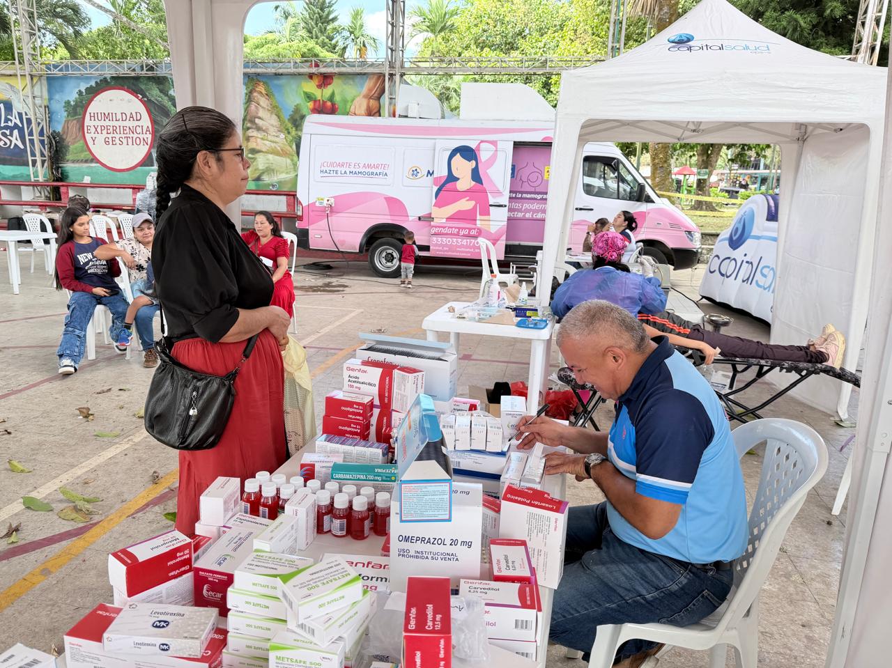 Feria de Servicios de Salud realizada por la EPS en Mesetas