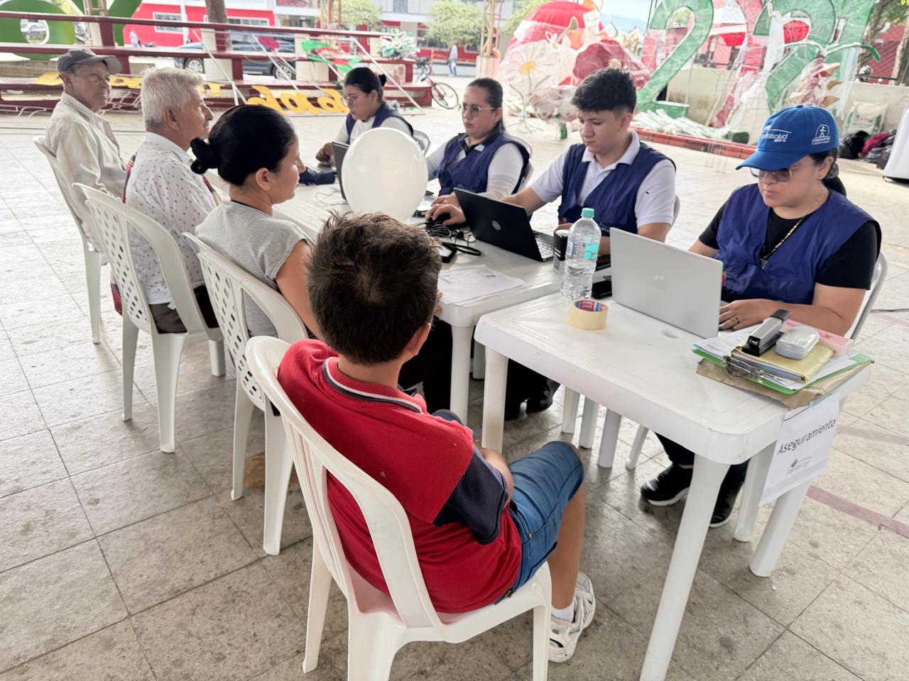 Feria de Servicios de Salud realizada por la EPS en Mesetas