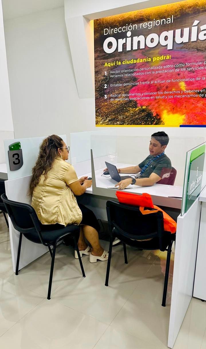 Foto de persona siendo atendida