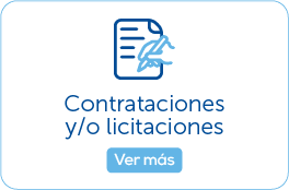 Botón de contrataciones y/o licitaciones