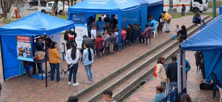 Pïe de foto: Jornada de servicios de salud y aseguramiento. 