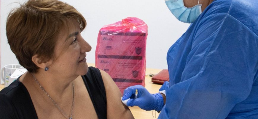 Foto de vacunación