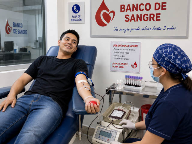 Donar sangre salva vidas y fortalece la atención en salud