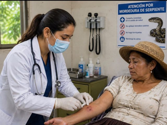 La prevención y la atención oportuna son claves para evitar complicaciones por mordeduras de serpiente